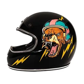 UV DTF sticker on helmet