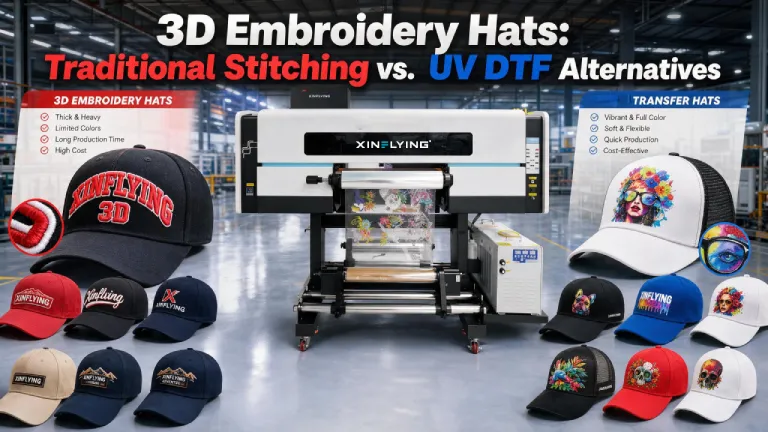 Casquettes brodées en 3D