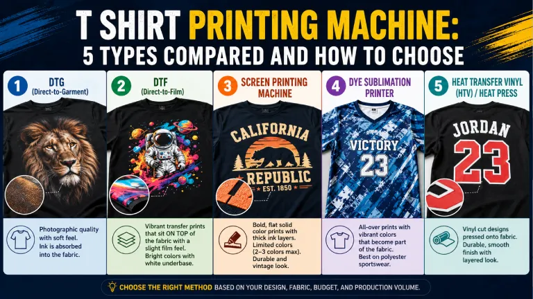 machine d'impression de t-shirts